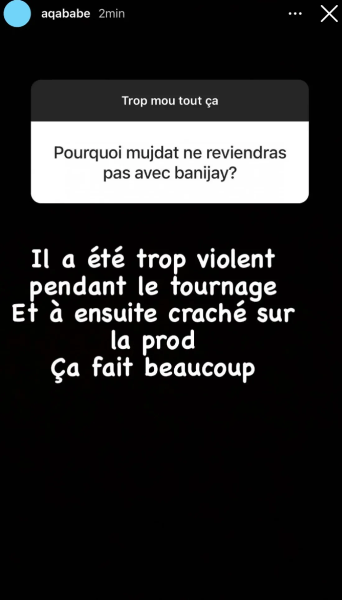 Capture d'écran IG AqaBabe